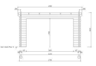 De Hoeve tuinkamer Model Leens ALU 70 E | 4,1 x 4,4 m