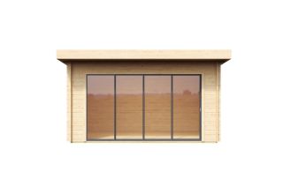 De Hoeve tuinkamer Model Leens ALU 70 E | 4,1 x 4,4 m