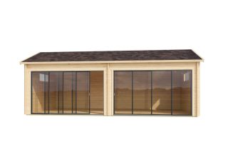 De Hoeve Tuinkamer Bodu ALU  B 44 | 840cm x 440 cm