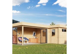 De Hoeve multifunctionele moderne blokhut ALU Leiden N 44 | 8 x 5 m
