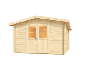De Hoeve Blokhut Houten 5D | 330cm x 330cm