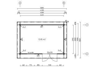 De Hoeve Tuinkamer Almen Modern 44 | 500 x 360 cm