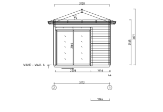 De Hoeve Tuinkamer Hilversum 44 F | 371cm x 371cm