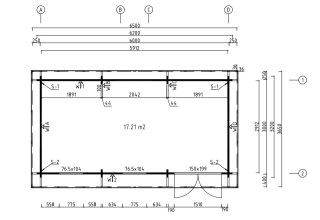 De Hoeve Tuinkamer Almen Classic 44 C | 600 x 300cm
