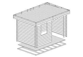 De Hoeve Tuinkamer Alteveer 44 | 380cm x 250cm