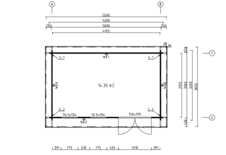 De Hoeve Tuinkamer Almen Modern 70 B | 500 x 300 cm