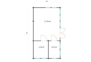 De Hoeve Tuinkamer clockhouse Vorden 44 | 800cm x 420cm