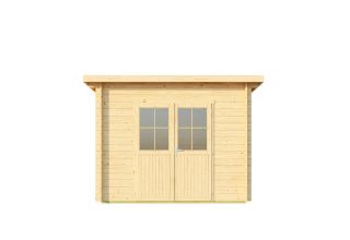 De Hoeve blokhut Serooskerke dubbele deur 3E | 300x300 cm