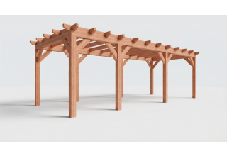Plat dak constructie | pergola | 815x346cm