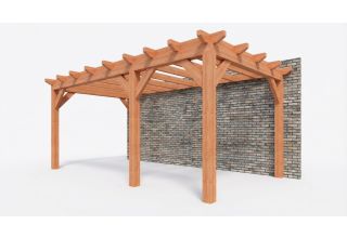 Aanbouwveranda constructie | pergola | 702x346cm