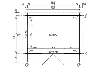 De Hoeve Tuinhuis Amstelveen 34 | 4,2 x 3,6 m