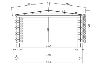 De Hoeve Tuinkamer/Biljartkamer Tønsberg 44 C | 750cm x 504cm