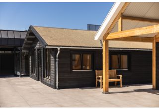De Hoeve Houten Huis Falun (dubbelwandig) 44 | 962cm x 577cm