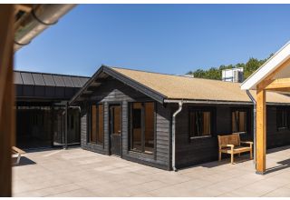 De Hoeve Houten Huis Falun (dubbelwandig) 44 | 962cm x 577cm