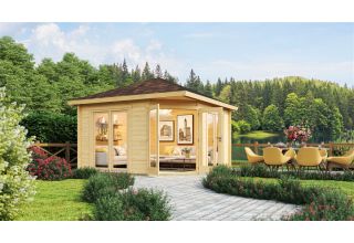 De Hoeve Tuinkamer Winsum Vijf Hoekig 70 B | 3,8 x 3,8 m