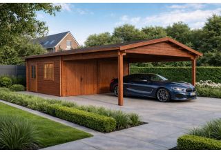 De Hoeve dubbele garage/carport Askim 70 | 1020cm x 575cm
