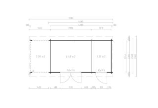 De Hoeve tuinwerkplaats Elst 28 F | 440 x 230 cm