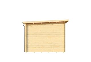 De Hoeve blokhut Serooskerke dubbele deur 3E | 300x300 cm