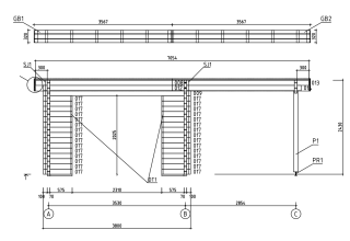 De Hoeve Schuur Brielle 70 met overkapping | 713cm x 510cm