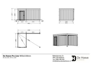 De Hoeve Tuinhuis Palermo | 500x300cm