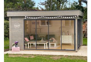 De Hoeve tuinkamer Wehl ALU Concept 70 A | 4,8 x 3,6 m 70 mm
