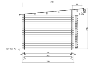 De Hoeve Tuinhuis Jelling 44 D | 500cm x 320cm
