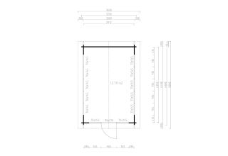 De Hoeve Tuinkamer Hoogkerk 44 | 300cm x 448cm