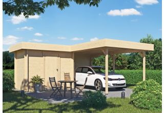 De Hoeve Carport met berging Deil 70 | 6,3 x 5,7 m