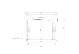 De Hoeve Tuinkamer met veranda Beek | 6.7 x 4 m