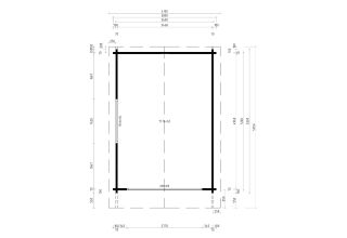 De Hoeve Tuinhuis Urk 70 D | 510cm x 360cm 