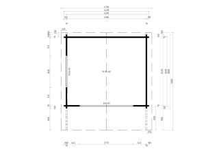 De Hoeve Tuinhuis Urk 70 E | 420cm x 360cm
