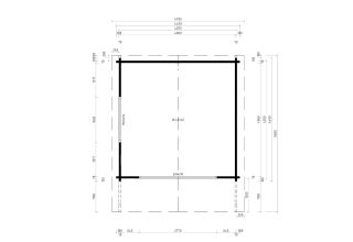 De Hoeve Tuinhuis Urk 70 F | 420cm x 420cm 