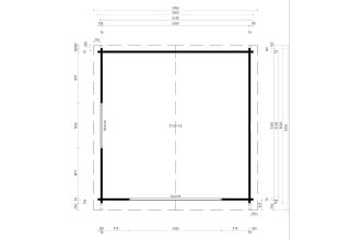 De Hoeve Tuinhuis Urk 70 H | 540cm x 540cm