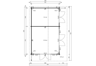 De Hoeve Tuinkamer Kalundborg 44 B | 630cm x 380cm