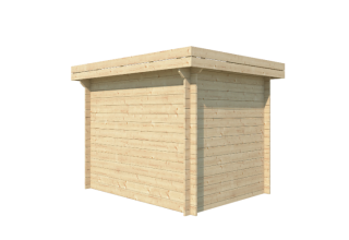 De Hoeve gereedschapsschuur met dubbele deur model Rijssen 28 A | 2,5 x 1,9 m - 28 mm