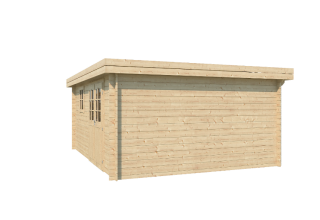 De Hoeve tuinberging model Sluis 28 F | 3,8 x 3,8 m - 28 mm