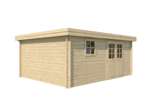 De Hoeve tuinberging model Sluis 28 F | 3,8 x 3,8 m - 28 mm