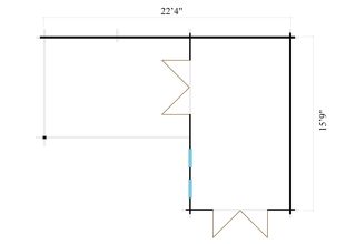 De Hoeve luxe tuinbijgebouw Ezinge 70 | 6,8 x 4,8 m 70 mm