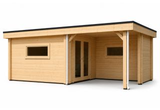 De Hoeve Maatwerk Blokhut Cedarfield 700x400cm