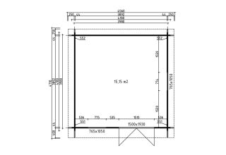 Moderne tuinkamer Appelscha 44 | 4.2x4.2m