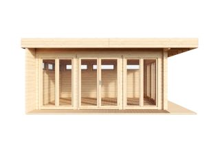 De Hoeve moderne blokhut Ede 44 | 6 m x 6 m 44 mm