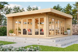 De Hoeve moderne blokhut Ede 44 | 6 m x 6 m 44 mm