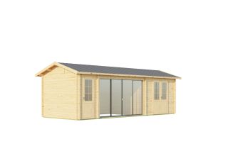 De Hoeve Tuinhuis ALU Model Oswald 44 | 818cm x 309cm