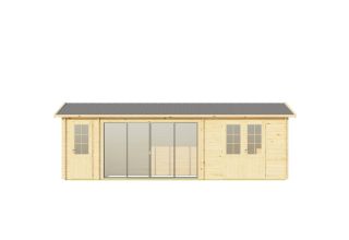 De Hoeve Tuinhuis ALU Model Oswald 44 | 818cm x 309cm