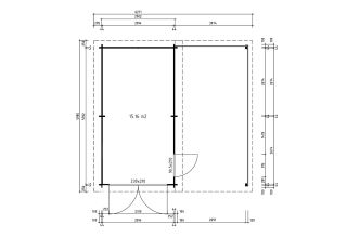 De Hoeve garage Met Carport Terwolde  70 | 627cm x 548cm