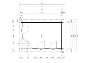 De Hoeve Hoekschuur Aalsmeer Modern 44 B | 360cm x 510cm