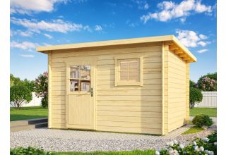 De Hoeve blokhut Helmond platdak enkele deur 4B | 276x336 cm
