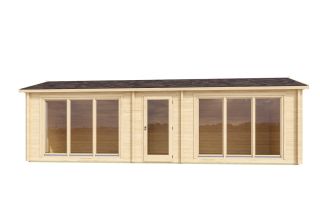 De Hoeve Tuinkantoor Mandal 44 | 878cm x 364cm 