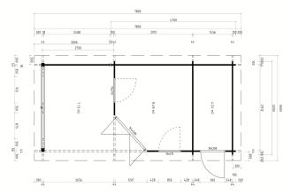 De Hoeve Hoekschuur Aalsmeer Classic 44 E | 720cm x 300cm