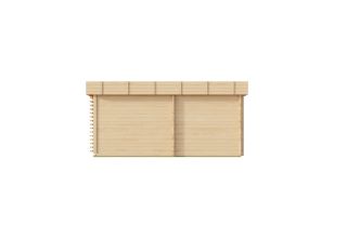 De Hoeve tuinhuis met saunacabine model Rijen ALU 70 | 10,6 x 5,9 m